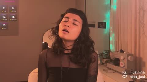 Snapshot of nina_just chatting on February 2025 12:30:02 AM Nina. online show from February 2025 12:30:02 AM