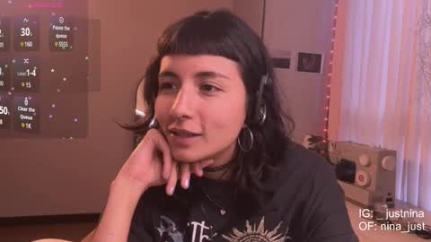 Snapshot of nina_just chatting on March 2025 09:51:01 PM Nina. online show from March 2025 09:51:01 PM