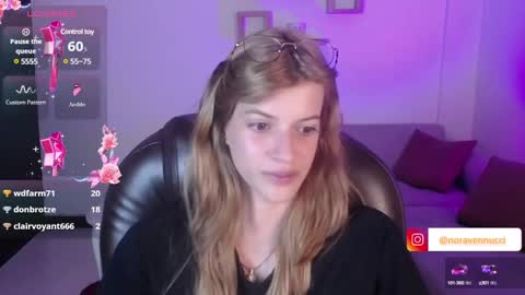 Snapshot of nora_vennucci chatting on February 2025 11:55:02 PM Nora online show from February 2025 11:55:02 PM