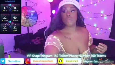 Queen Cherise Roze online show from December 2024 01:53:01 AM