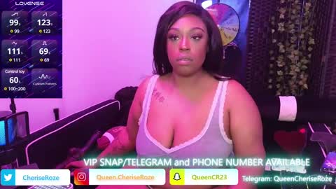 Queen Cherise Roze online show from February 2025 11:15:01 PM
