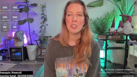 Snapshot of rach_oneill chatting on February 2025 07:18:02 PM Rach ONeill online show from February 2025 07:18:02 PM