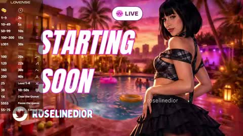 Lyla OF roselinedior online show from June 2026 03:45:01 PM