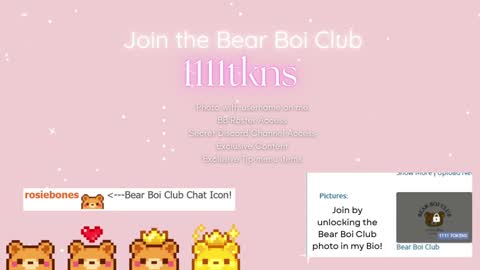 Snapshot of rosiebones chatting on October 2025 10:21:01 PM Rosie Bones online show from October 2025 10:21:01 PM