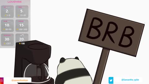 Snapshot of samantha_spike chatting on March 2025 03:09:02 PM Samantha online show from March 2025 03:09:02 PM