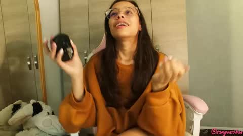 Snapshot of samyonichan chatting on February 2025 04:58:01 AM Special show on 17 december and 23 UwU online show from February 2025 04:58:01 AM