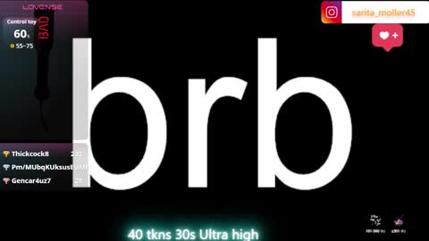 Snapshot of sarita_moller chatting on October 2025 07:20:02 AM Sarita Moller online show from October 2025 07:20:02 AM