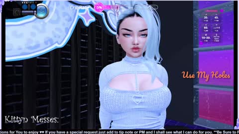 Snapshot of sassykittyn chatting on December 2024 06:16:02 AM Sassy Sami Kittyn online show from December 2024 06:16:02 AM