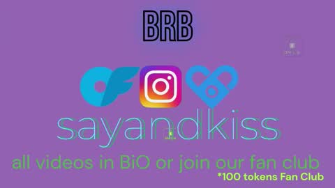 Snapshot of say_and_kiss chatting on February 2026 03:49:02 PM Say and kiss online show from February 2026 03:49:02 PM