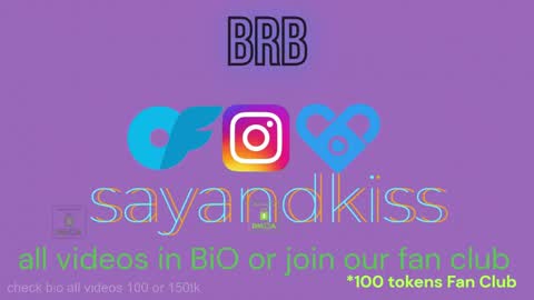 Snapshot of say_and_kiss chatting on April 2026 01:41:02 AM Say and kiss online show from April 2026 01:41:02 AM