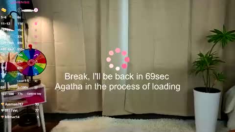 Agatha online show from June 2026 10:15:01 AM