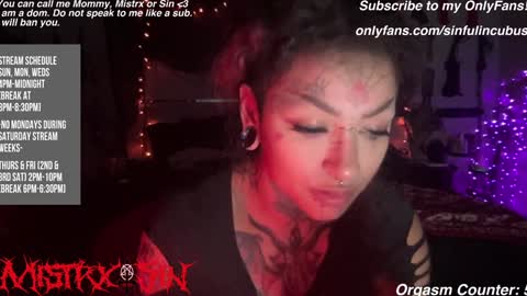 Mistrx Sin online show from December 2024 02:41:01 AM