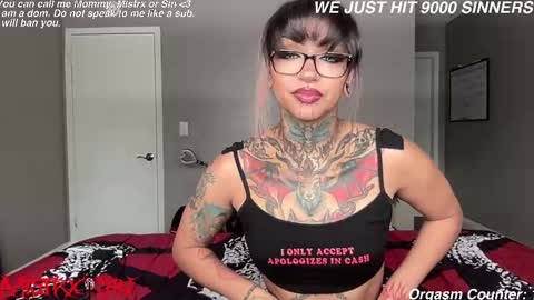 Mistrx Sin online show from September 2025 07:48:01 PM