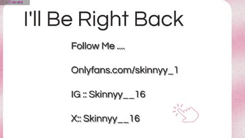 Skinnyy   online show from May 2026 09:03:02 AM