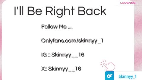 Skinnyy   online show from June 2026 10:17:01 AM