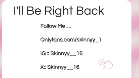 Skinnyy   online show from June 2026 12:46:02 AM