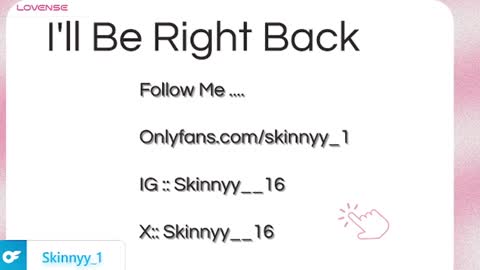 Skinnyy   online show from July 2026 10:43:02 AM