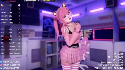 SkyeAnette online show from November 2025 02:10:01 AM