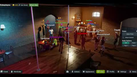 Snapshot of specialextasy chatting on March 2026 11:27:02 AM Extasy online show from March 2026 11:27:02 AM