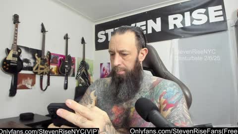 StevenRiseNYC online show from February 2025 01:01:01 PM