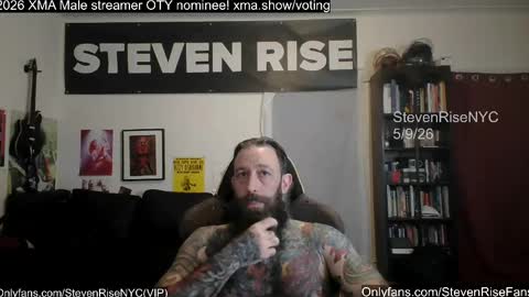 Snapshot of stevenrisenyc chatting on May 2026 12:10:01 PM StevenRiseNYC online show from May 2026 12:10:01 PM
