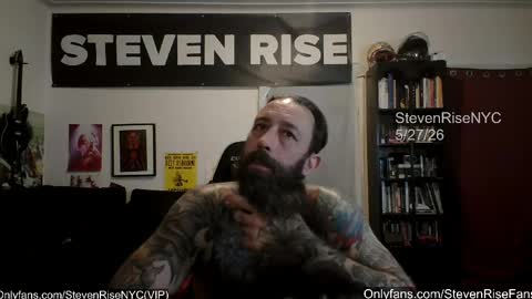 Snapshot of stevenrisenyc chatting on May 2026 12:57:01 PM StevenRiseNYC online show from May 2026 12:57:01 PM