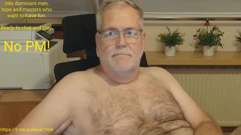 Snapshot of subbear1968 chatting on June 2026 08:46:01 PM subbear1968 online show from June 2026 08:46:01 PM
