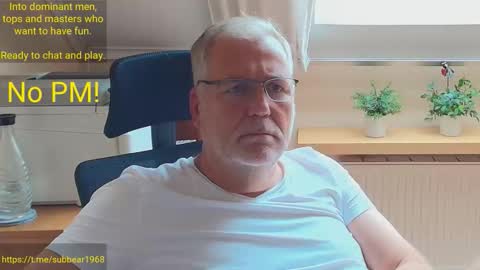 Snapshot of subbear1968 chatting on June 2026 03:33:01 PM subbear1968 online show from June 2026 03:33:01 PM