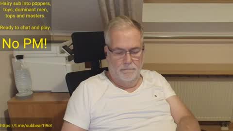 Snapshot of subbear1968 chatting on June 2026 08:44:02 PM subbear1968 online show from June 2026 08:44:02 PM