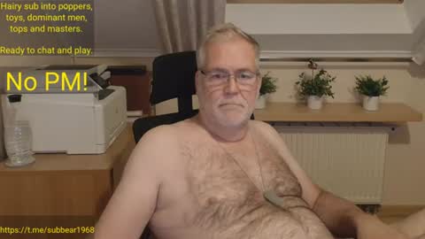 Snapshot of subbear1968 chatting on June 2026 08:34:01 PM subbear1968 online show from June 2026 08:34:01 PM