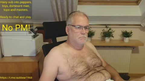 Snapshot of subbear1968 chatting on July 2026 08:48:01 PM subbear1968 online show from July 2026 08:48:01 PM