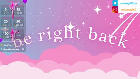 Snapshot of sweetandreagil chatting on January 2025 04:41:02 AM Andrea Cheryl GiLandreagil80 In Instagram online show from January 2025 04:41:02 AM