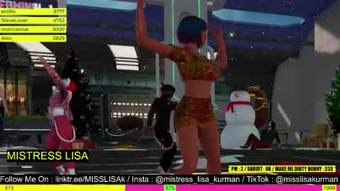  MISTRESS LISA  FIRST 3DXCHAT CAMGIRL   3dxchat anime gaming mistress domina online show from December 2025 04:21:01 AM