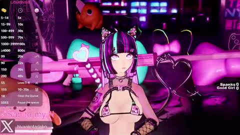 Snapshot of tadakonyanko chatting on February 2025 03:47:02 AM Tadako Nyanko online show from February 2025 03:47:02 AM