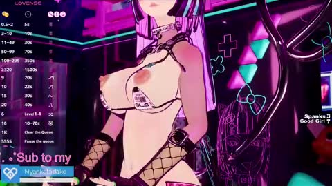 Snapshot of tadakonyanko chatting on March 2025 04:43:02 AM Tadako Nyanko online show from March 2025 04:43:02 AM