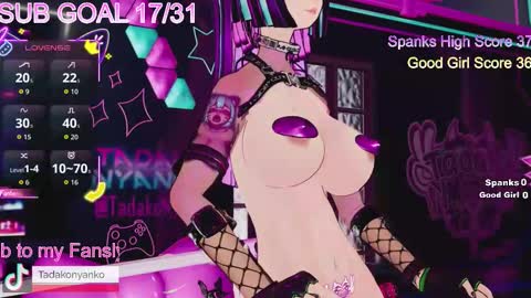 Snapshot of tadakonyanko chatting on February 2026 02:43:01 PM Tadako Nyanko online show from February 2026 02:43:01 PM