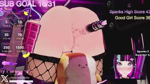 Snapshot of tadakonyanko chatting on February 2026 02:35:01 PM Tadako Nyanko online show from February 2026 02:35:01 PM