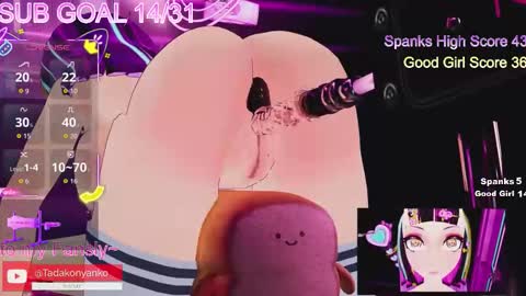 Snapshot of tadakonyanko chatting on March 2026 01:41:02 AM Tadako Nyanko online show from March 2026 01:41:02 AM