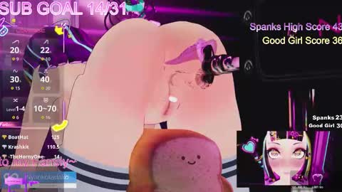 Snapshot of tadakonyanko chatting on March 2026 02:16:01 AM Tadako Nyanko online show from March 2026 02:16:01 AM