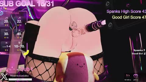 Snapshot of tadakonyanko chatting on April 2026 01:03:01 AM Tadako Nyanko online show from April 2026 01:03:01 AM