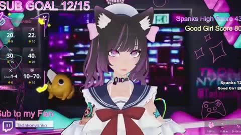 Snapshot of tadakonyanko chatting on April 2026 03:08:01 PM Tadako Nyanko online show from April 2026 03:08:01 PM