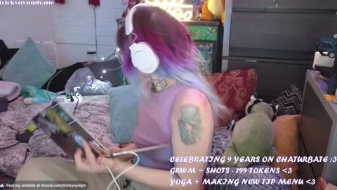 Snapshot of tricky_nymph chatting on December 2024 07:21:01 PM Cassie online show from December 2024 07:21:01 PM