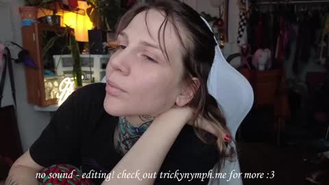 Snapshot of tricky_nymph chatting on February 2025 08:57:01 PM Cassie online show from February 2025 08:57:01 PM