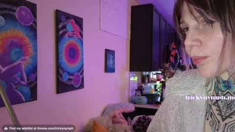 Snapshot of tricky_nymph chatting on March 2025 02:06:02 AM Cassie online show from March 2025 02:06:02 AM