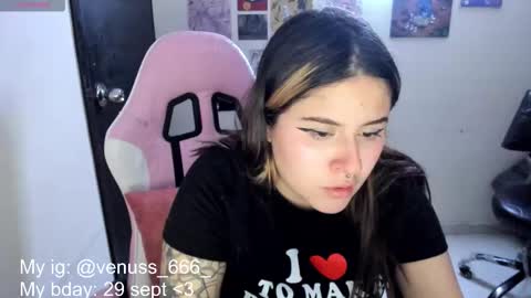 Snapshot of venussx_x chatting on September 2025 10:09:01 PM Venus MY BDAY 29 SEPT online show from September 2025 10:09:01 PM