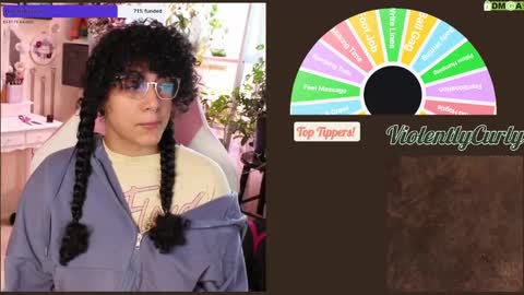 Snapshot of violentlycurly chatting on December 2024 11:06:02 PM Curly the Coin Operated Toy online show from December 2024 11:06:02 PM