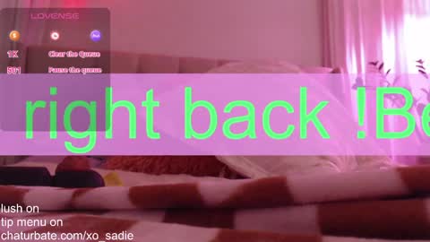 Xo Sadie online show from June 2026 07:21:01 AM