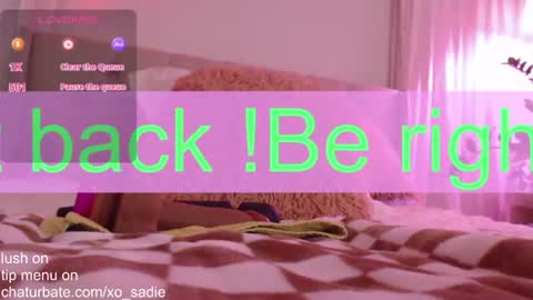 Xo Sadie online show from June 2026 08:20:01 AM