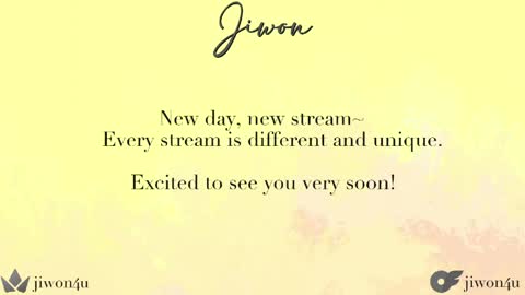 J i w o n   online show from May 2026 08:26:01 PM