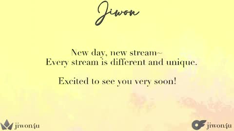 J i w o n   online show from June 2026 09:20:02 PM